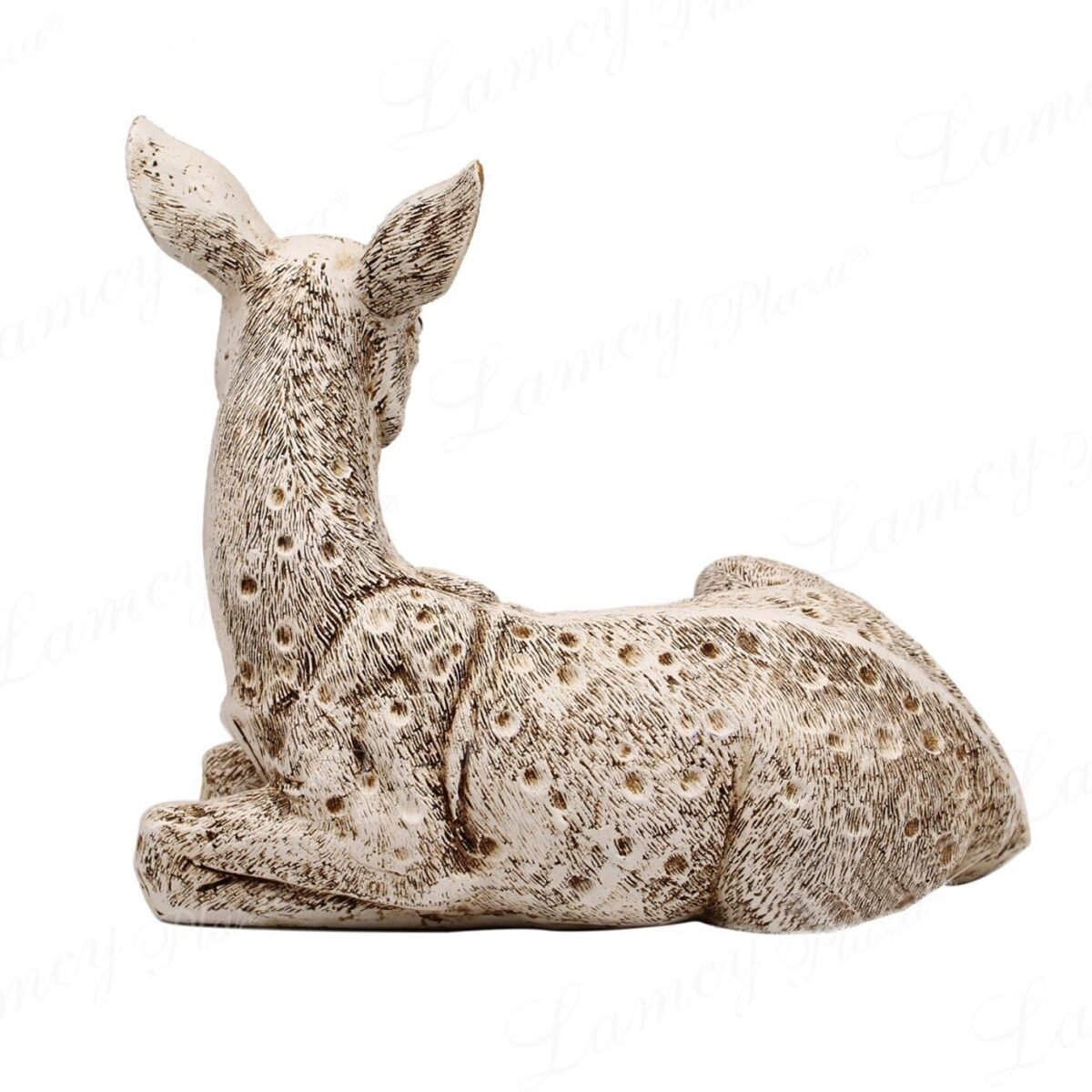 Resin Deer Statue Showpiece - 7 Inches | Home Decor Showpiece for Gift Purpose