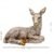 Resin Deer Statue Showpiece - 7 Inches | Home Decor Showpiece for Gift Purpose
