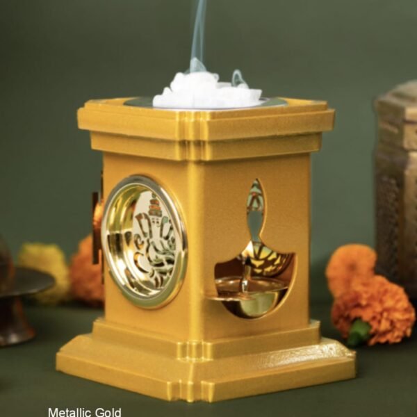 Vastu Suvarnadeep / Diya which Energize the Aura and Positive Vibes Around You (Metallic Gold)