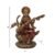 'Goddess Saraswati Idol' Antique Golden Resin Figurine Idol Statue - 8 Inches | Saraswati Murti