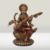 'Goddess Saraswati Idol' Antique Golden Resin Figurine Idol Statue - 8 Inches | Saraswati Murti