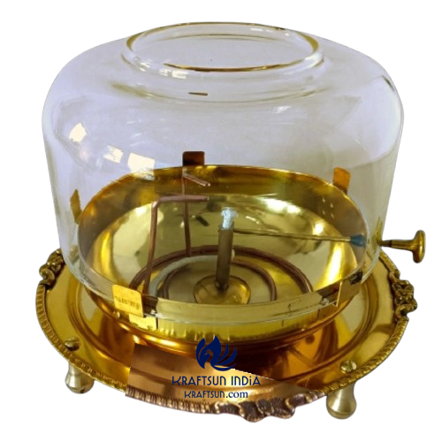 Akhand Jyoti Diya With Adjustable Wick / Batti : 500ml Akhand Diya Ghee / Oil