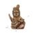 Resin Lord Krishna Makhan Chor Figurine - 5'' Inches | Bal Gopal Idol Statue for Pooja Room, Table, Car Dashboard