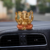 Marble Dust Ganesh Idol - 4 Inches | Ganesh Idol Murti for Car Dashboard,