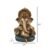 Antique Gold Finish Ganesha Idol - 3.5 Inches