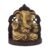 Antique Finish Resin Ganesha Idol - 6 cm | Ganesh Idol Murti for Car Dashboard, Home Decor & Office Desk
